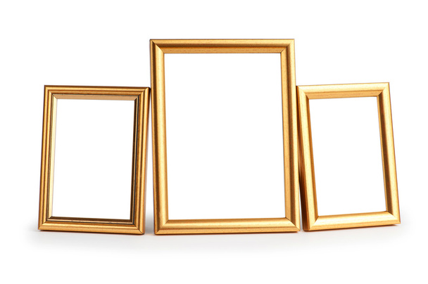 Picture frame isolated on the white background - Foto, Imagen