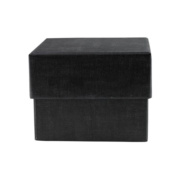 black box isolated on white background - clipping paths - Photo, Image