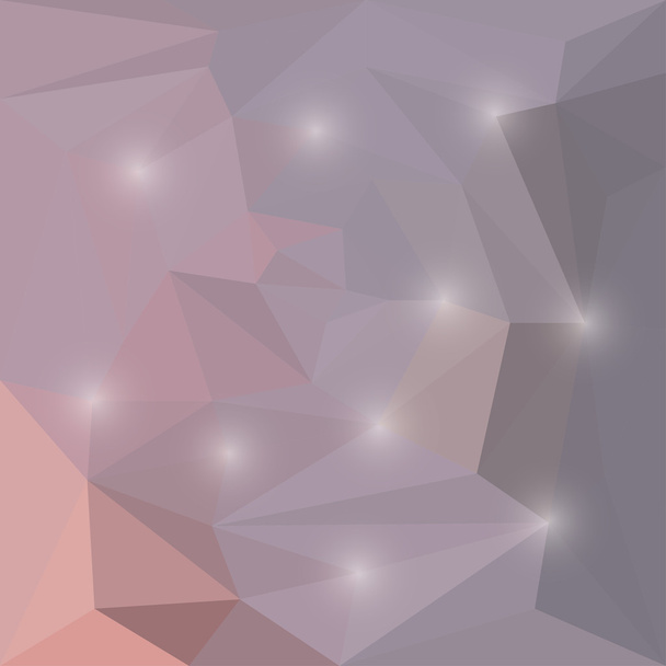 Анотація Векторний трикутний геометричний фон з блискучими вогнями
 - Вектор, зображення