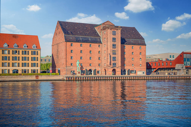 Vestindisk Pakhus, West India Warehouse, building of Royal Cast Collection located on Toldbodgade on the waterfront in Copenhagen, Denmark - 写真・画像