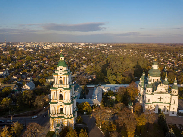Trinity Monastery in Chernigov. Aerial drone view. - Photo, Image