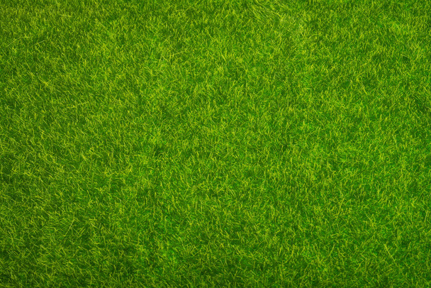 zielony sztuczny zielony trawa tło - Zdjęcie, obraz