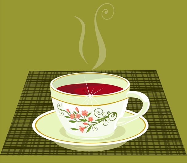 Cup of tea - Вектор,изображение