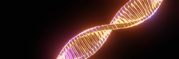 DNS 3D teszi tudomány vagy orvosi háttér - Fotó, kép