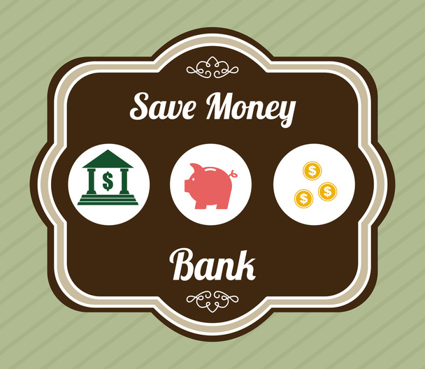 save money design  - Vector, Image