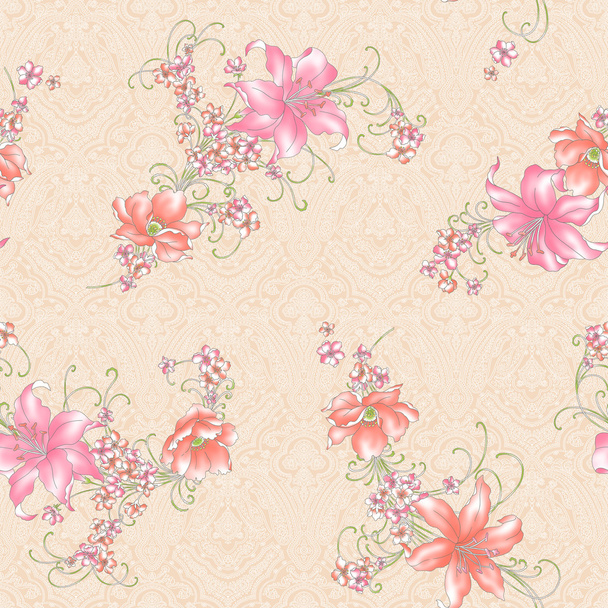 Lily pattern - Foto, Imagem