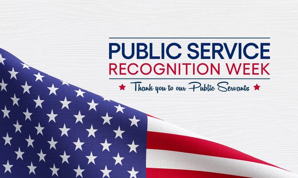 Public Service Recognition Week (PSRW) observed each year in May, to honor the men and women who serve nation as federal, state, county, local and tribal government employees. 3D Rendering - Photo, Image