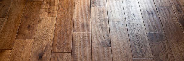 Podłoga z litego drewna dębowego - Zdjęcie, obraz