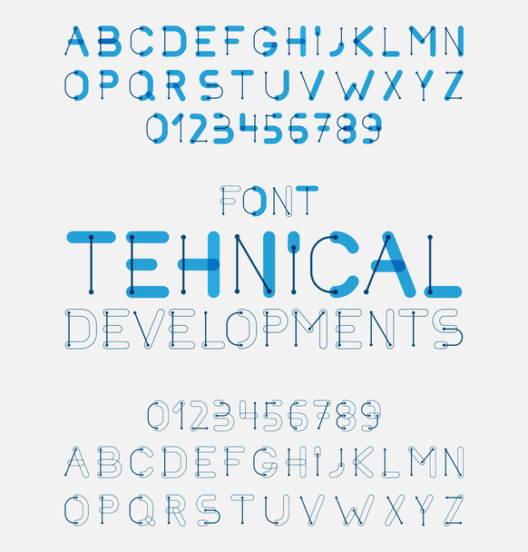 Vector alphabet letters design. - Wektor, obraz