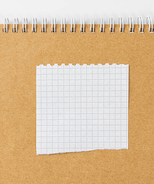 Craft sheet notebook background - Photo, Image