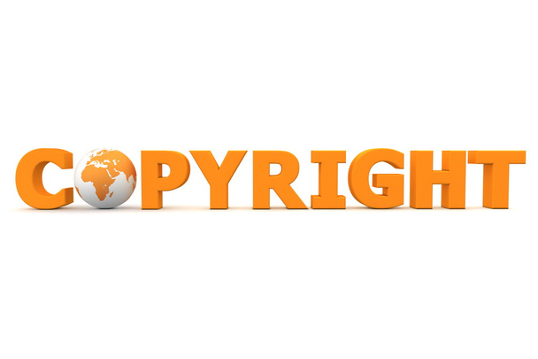 Copyright świat pomarańczowy - Zdjęcie, obraz