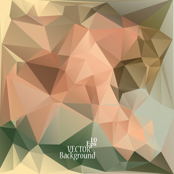 Multicolor ( Green, Brown, Rose ) Design Templates. Geometric Triangular Abstract Modern Vector Background.  - Vector, Image
