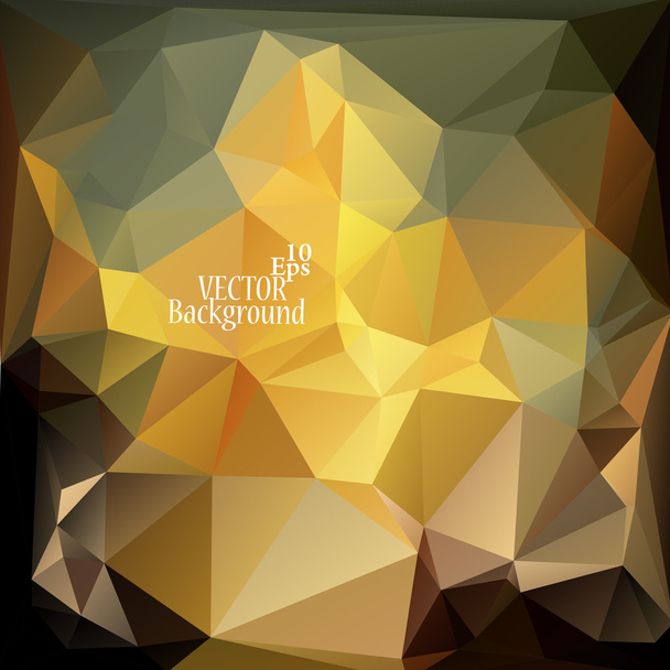 Multicolor ( Yellow, Brown, Gray ) Design Templates. Geometric Triangular Abstract Modern Vector Background.  - Vector, Imagen