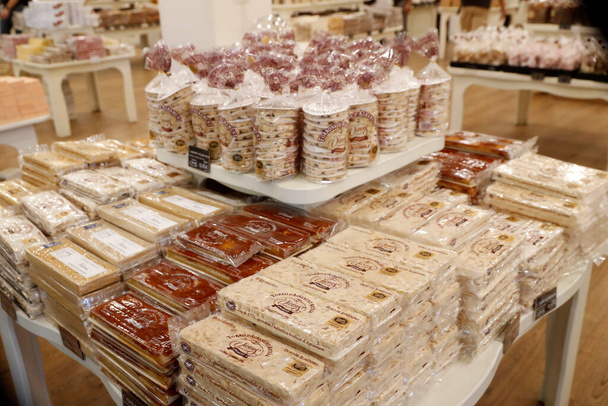 Turron on display for sale at a supermarket.  - Photo, Image