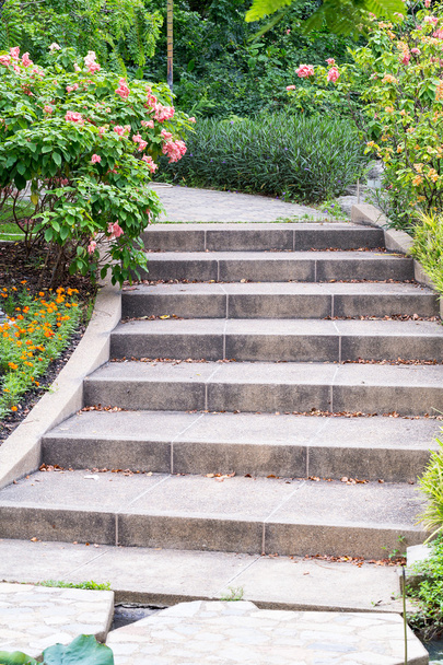 outdoor stairs in the garden - Photo, image