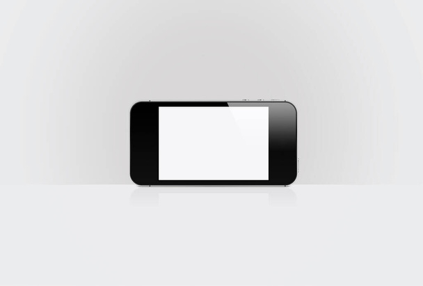 Devices Responsive set with blank screen saver isolated on grey background 3D Rendering - Photo, Image