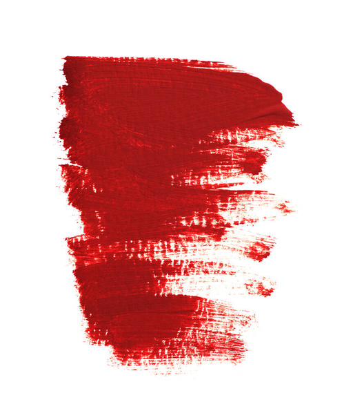 Absztrakt piros akvarell fehér háttér. - Fotó, kép
