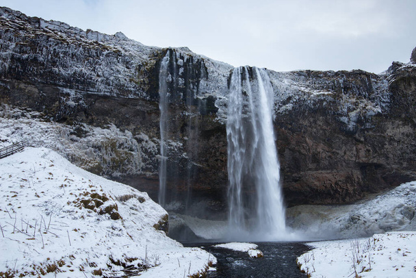 waterfall in iceland, europe - Φωτογραφία, εικόνα