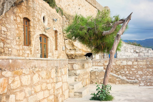 Stone house in Greece on Crete Island - Foto, imagen