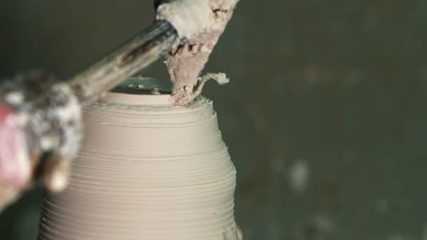 Working in a Ceramic Workshop  - Footage, Video