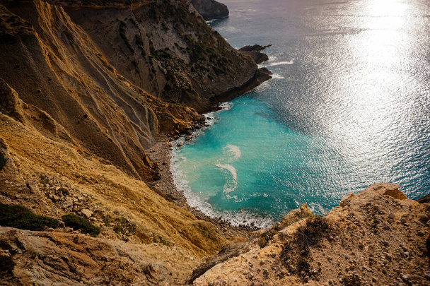 view of the sea from the cliff - Photo, Image