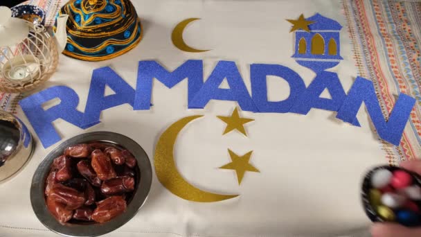 decoraciones ramadán musulmán  - Metraje, vídeo