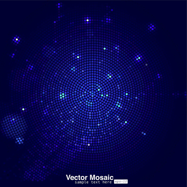 abstract background with dots and circles - Vecteur, image