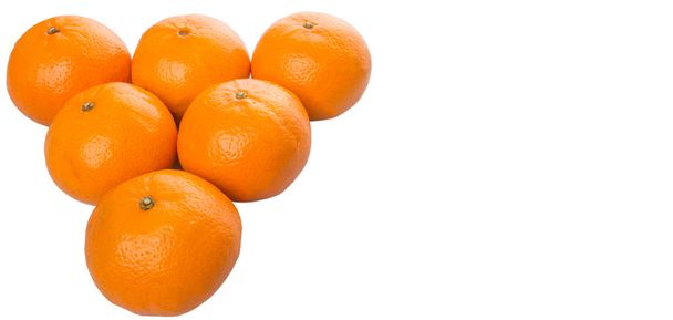 Um grupo de frutas de laranja mandarim
 - Foto, Imagem