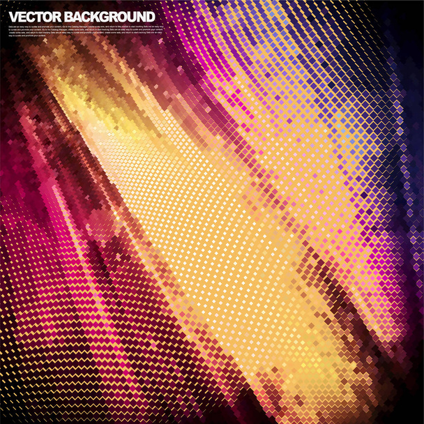 abstract background with glowing dots and lines - Vector, imagen