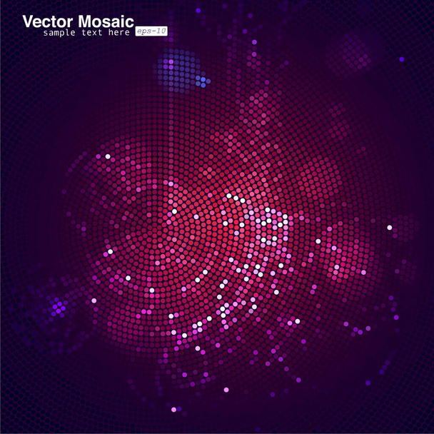 abstract background with dots and circles - Vecteur, image
