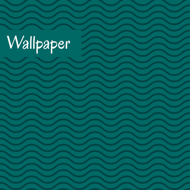 Wallpaper with waves - Vektor, obrázek