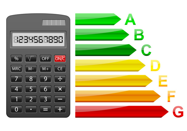 energy efficiency calculator - Vector, Image