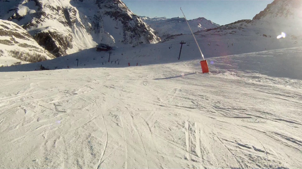 Ski sport ember - Felvétel, videó