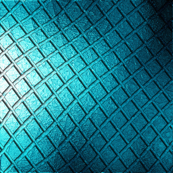 Grid pattern background in blue tones - Foto, Imagem