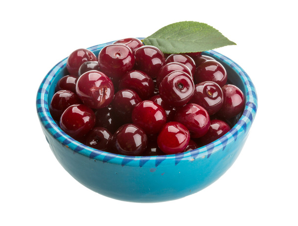 Cherry in the bowl - Φωτογραφία, εικόνα