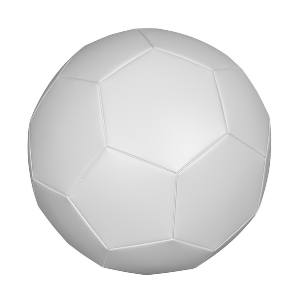 Beyaz futbol topu - Fotoğraf, Görsel