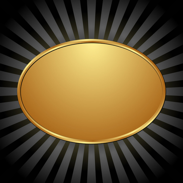 Arany Banner - Vektor, kép