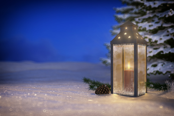Kerst lantaarn - Shot 1 - Foto, afbeelding