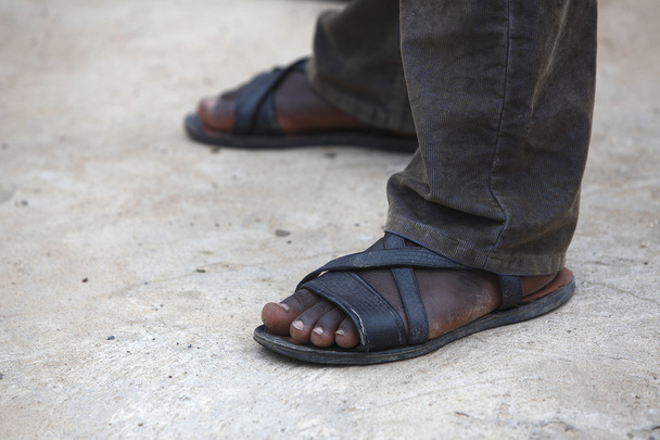 Nohy africké člověka - Fotografie, Obrázek