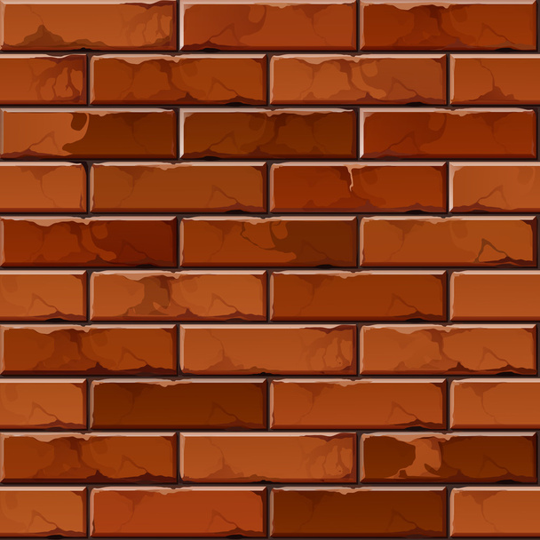 Vector Brick Wall Background Texture Pattern - Vector, Image