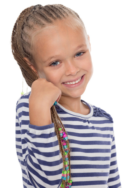 Portrait of a happy young girl  - Foto, imagen