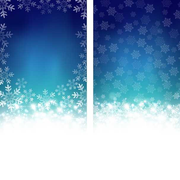 Christmas snow background - Vecteur, image