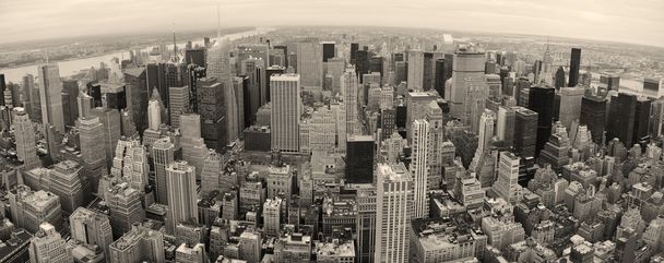 Манхэттенская панорама Нью-Йорка
 - Фото, изображение