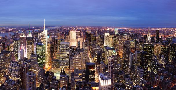 Nueva York Manhattan Times Square noche
 - Foto, Imagen