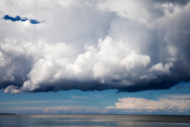Big cloud over Baltic. - Zdjęcie, obraz