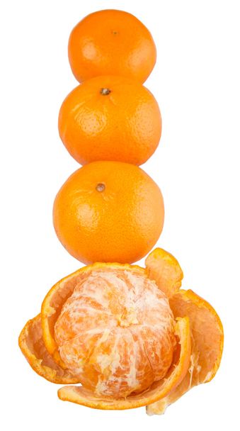 Frutos de laranja mandarim
 - Foto, Imagem