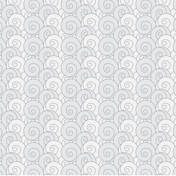 nahtlose Muster wirbeln monochrome Welle japanischen Hintergrund - Vektor, Bild