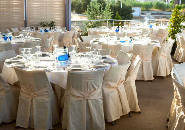 Table set at wedding - Photo, Image