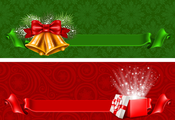 Banderas de Navidad
 - Vector, imagen