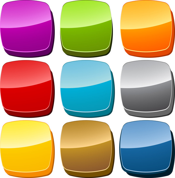 Üres ikon gomb készlet - Fotó, kép